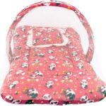 Bumtum Cotton Baby Bed Sized Bedding Set(Magenta, 1 Bedding Set)