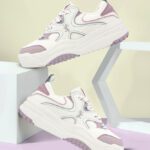 Red Tape Sports Shoes For Women | Sneakers For Women Lifestyle | Lightweight & Cushioned Sneakers For Women(White, Purple , 3)