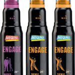 Engage Deo Combo 1 Nudge 220Ml And 2 Tickle 220Ml, Spicy Fragrance Deodorant Spray – For Men(660 Ml, Pack Of 3)