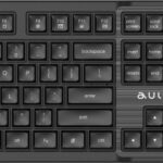 Aula Ac202 Wireless Keyboard & Mouse Combo, Wireless Standard Multi-Device Keyboard Compatible With Desktop, Laptop, Tablet, Ipad, Mac(Black)
