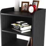 Wood Mine Engineered Wood Bedside Table(Finish Color – Black, Diy(Do-It-Yourself))