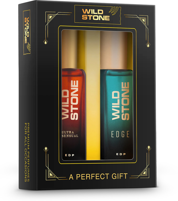 Wild Stone Premium Perfume Gift Set For Men- Ultra Sensual And Edge (20 Ml Each) Eau De Parfum – 40 Ml(For Men)