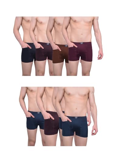 Dollar Lehar Mens Combed Cotton Trunk – Actual Colour May Vary