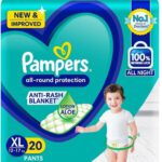 Pampers All Round Protection Extra Large Size – Xl(20 Pieces)