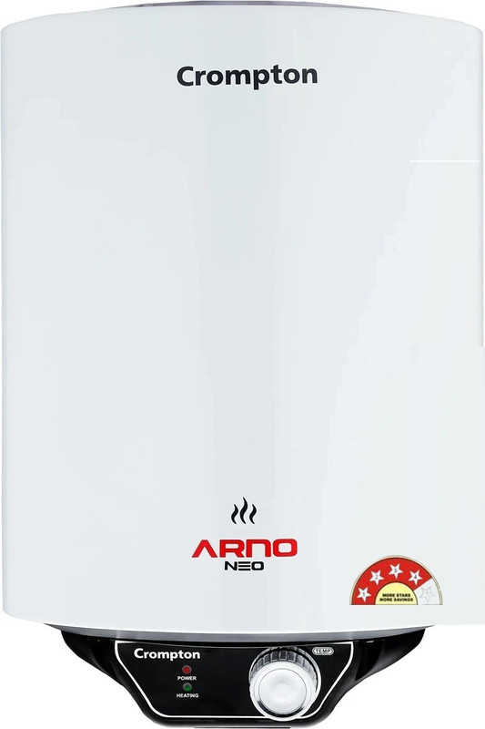 Crompton Aswh 3015 (Arno Neo 5S) 15 L Storage Water Geyser | 4 Star Bee Energy Rating(White)