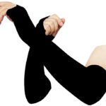 Autosite Nylon Arm Sleeve For Men & Women(Free, Black)