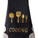 Dvh Polyester Chef’S Apron – Free Size(Black, Single Piece)