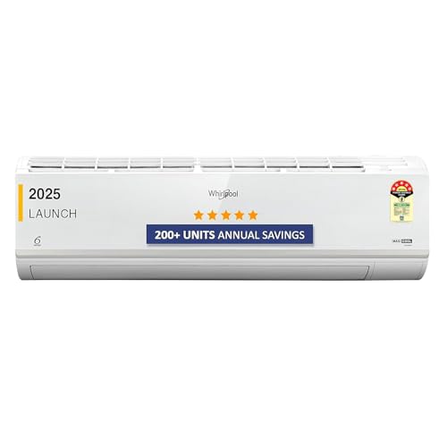 Whirlpool 1.5 Ton 5 Star, Magicool Inverter Split Ac (Magicool 15T 5S Inv Cnv S5K2Pp1, Copper, Convertible 4-In-1 Cooling Mode, Hd Filter White)