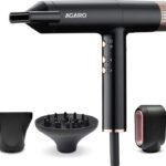Agaro Royal Bldc Professional, Ionic Technology, 110000 Rpm, 3 Speed & 3 Temp Setting Hair Dryer(2000 W, Black)