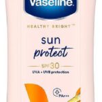 Vaseline Healthy Bright Sun+Pollution Protection Body Lotion Spf30, Reduces Tan(400 Ml)