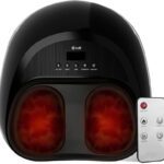 Cult Fitkit Pulse, Air Compression, Deep Kneading Rollers, Multiple Modes, Foot Fitkit Massager(Black)