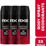 Axe Intense Body Spray  –  For Men(450 Ml, Pack Of 3)