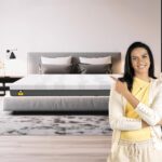 Centuary Mattresses Sleepables 6-Inch Queen Size With Active Edge Support Antimicrobial Foam Rolled & Vaccumed Inner Spring Mattress (72X60X6)