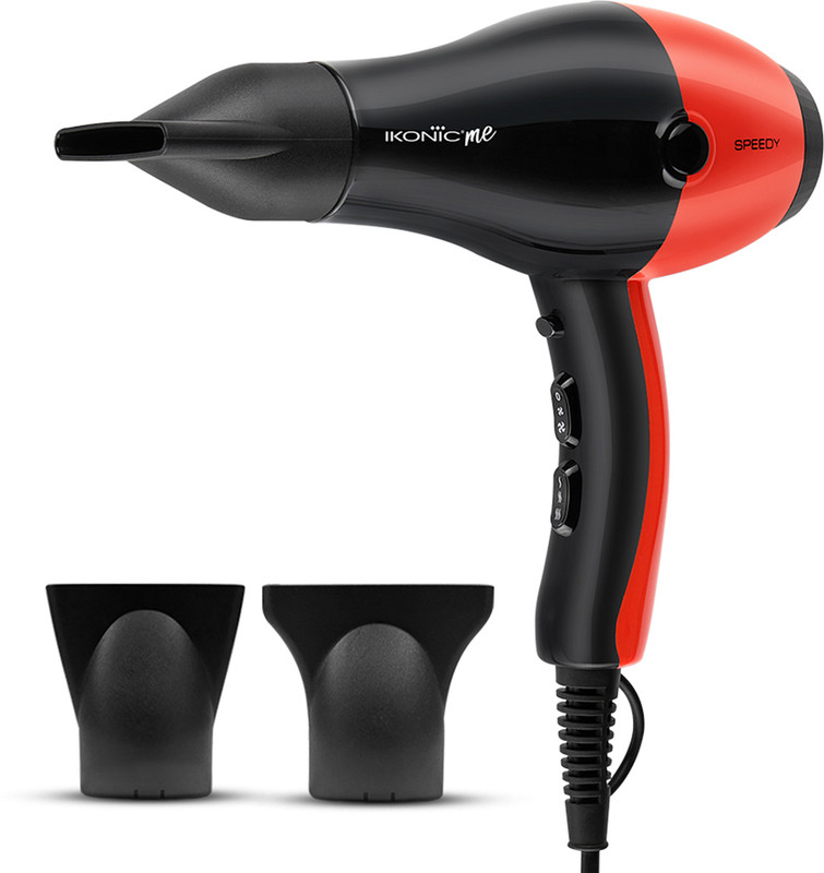 Ikonic Professional 8904231002838 Hair Dryer(2000 W, Black & Red)