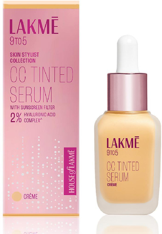 Lakmé Cc Tinted Serum With 2% Hyaluronic Acid – Crme(30 Ml)