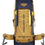Metronaut Trekking Bag For Hiking/Camping/Outdoor Sports With Rain Cover Rucksack  – 65 L(Peach)