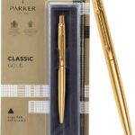 Parker Classic Gold Ball Pen(Ink Color – Blue)