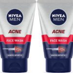 Nivea Men Acne, Fights Pimple, Removes Excess Oil, Impurities, Cleanser For All Skin Types Face Wash(200 Ml)