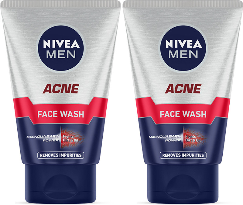 Nivea Men Acne, Fights Pimple, Removes Excess Oil, Impurities, Cleanser For All Skin Types Face Wash(200 Ml)