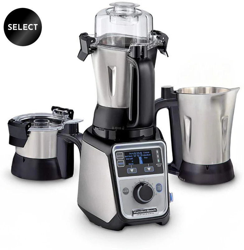 Hamilton Beach Professional 1400 W Mixer Grinder(58770-In | 3 Jars | Silver, Black)
