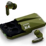 Triggr Kraken X4 With 13Mm Drivers, 40Ms Latency, Enc, 60H Battery, Rubber Finish, V5.4 Bluetooth(Army Green, True Wireless)