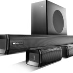 Boat Aavante Prime 5.1 7050D, Dolby Audio,Wireless Satellites,Eq Modes,Remote Control 700 W Bluetooth Soundbar(Premium Black, 5.1 Channel)