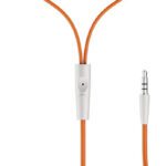Boat Bassheads 211,10Mm Drivers, Signature Sound, In-Line Mic, 3.5Mm Jack,120Cm Cable Bluetooth(Off White Orange, In The Ear)