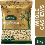 Scorist Popular Whole Cashews(1 X 2 Kg)