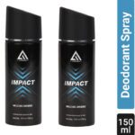 Adrenex Impact Deodorant Perfume Body Spray  –  For Men(300 Ml, Pack Of 2)