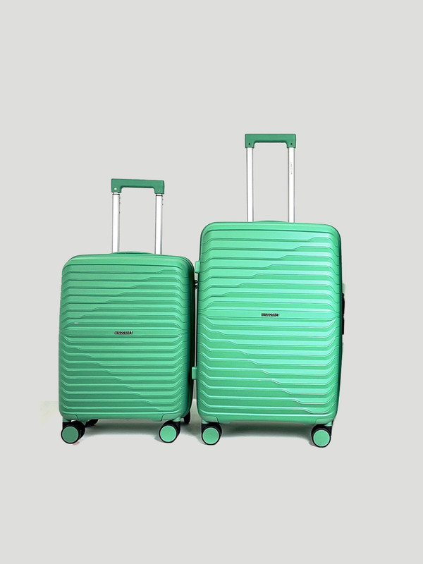 Wildcraft Argus : Set Of 2 (Small 56.2Cm | Medium 68.2Cm) Cabin & Check-In Set 8 Wheels – 10 Inch