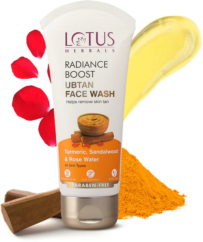 Lotus Herbals Radiance Boost Ubtan Face Wash(50 G)