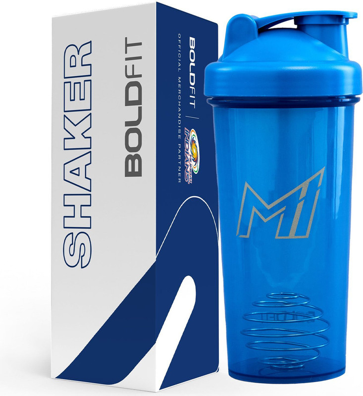 Boldfit 700 Ml Plastic Shaker(Pack Of 1, Blue)