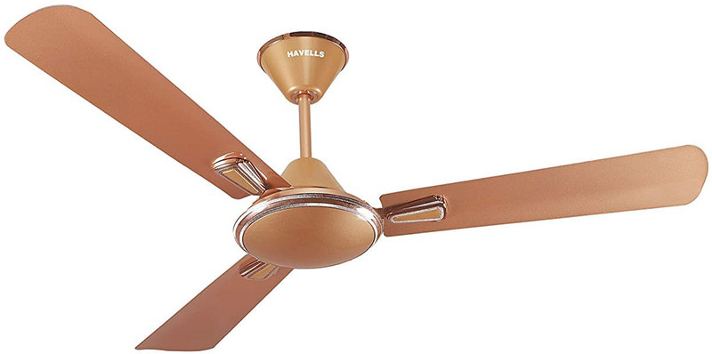 Havells Festiva Es With 2 Year Warranty 1200 Mm Ceiling Fan(1 Star | Pearl Copper | Pack Of 1)
