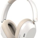 Realme Techlife Studio H1 With 43Db Anc, Hi-Res Audio, 40Mm Driver And 70Hrs Playback Bluetooth(White, On The Ear)