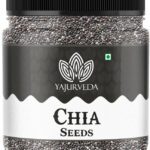 Yajurveda Natural Raw Chia Seeds 250Gm-Nutritious , Rich In Calcium,| Weight Loss Product| Chia Seeds(200 G)
