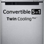 Samsung 385 L Frost Free Double Door 2 Star Convertible Refrigerator  With Digital Inverter, Convertible 5-In-1 And Display(Refined Inox, Rt42C5532S9/Hl)