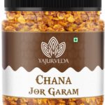Yajurveda Roasted Chana Jor Garam Namkeen Cruncy Tasty Traditional Indian Snacks(200 G)