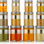 2Mech Plastic Grocery Container  – 350 Ml, 650 Ml, 1200 Ml(Pack Of 12, Silver)