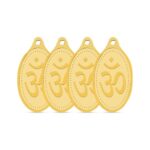Whp Jewellers 8 Gram Yellow Gold Om Pendant