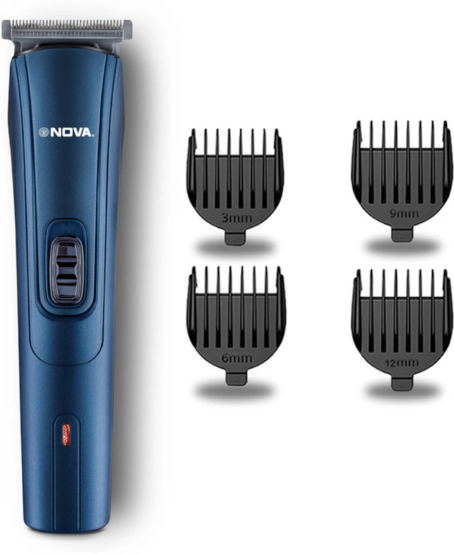Nova Nht 1039/05 Usb Trimmer 45 Min  Runtime 4 Length Settings(Blue)