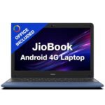 Jiobook 11 With Lifetime Office/Android 4G Laptop Mediatek 8788 (Jioos) / Octa-Core/ 4Gb Ram / 64 Emmc Storage/Thin And Light Laptop (11.6 Inch, 990 Grams)/ Dual Band Wifi + Sim/Blue