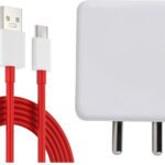 Oneplus 80 W Supervooc 7.3 A Wall Charger For Mobile With Detachable Cable(White, Red, Cable Included)