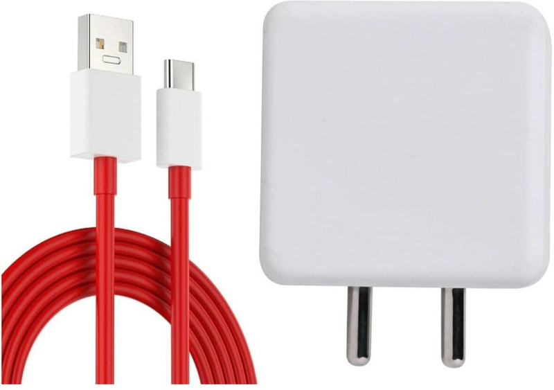 Oneplus 80 W Supervooc 7.3 A Wall Charger For Mobile With Detachable Cable(White, Red, Cable Included)
