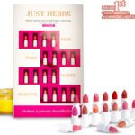 Just Herbs Herb-Enriched Ayurvedic Intense Colour Micro Mini Lipstick Set – 16 Shades(Multicolor, 9.6 G)