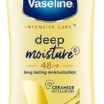 Vaseline Deep Moisture Body Lotion | For Cushion Soft Skin| With Ceramides Hyaluron(400 Ml)