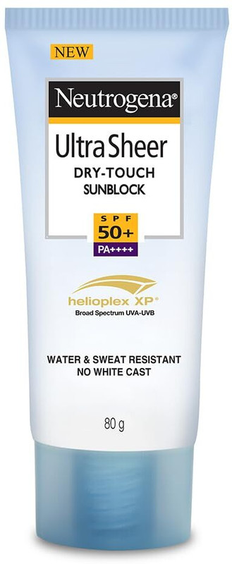 Neutrogena Sunscreen – Spf 50 Pa++++ Ultra Sheer Dry-Touch Sunblock| Water And Sweat Resistant| No White Cast(80 G)