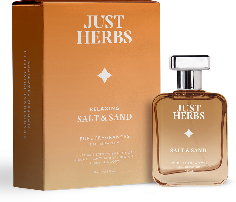 Just Herbs Relaxing Salt & Sand Eau De Parfumr Longlasting Eau De Parfum  –  50 Ml(For Men & Women)
