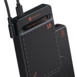 Portronics 10000 Mah 20 W Wireless Slim Pocket Size Power Bank(Black, Lithium Polymer, Fast Charging For Mobile)