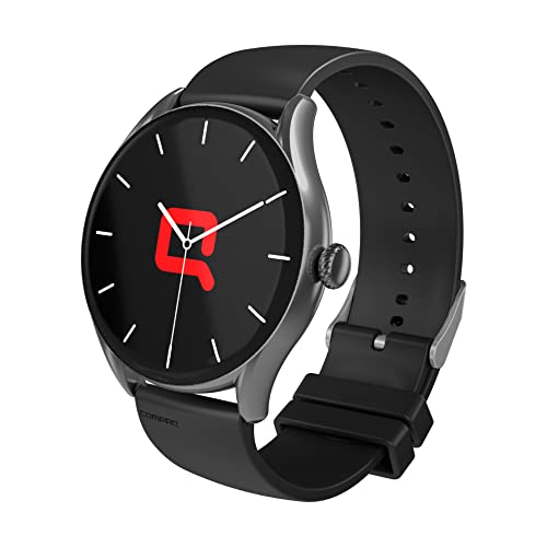 Compaq Q Watch Balance Series With Hd Display| Bt Calling| Instant Messaging Notification| Blood Pressure Monitoring| Heart Rate Monitoring| Smartwatch (Gray)