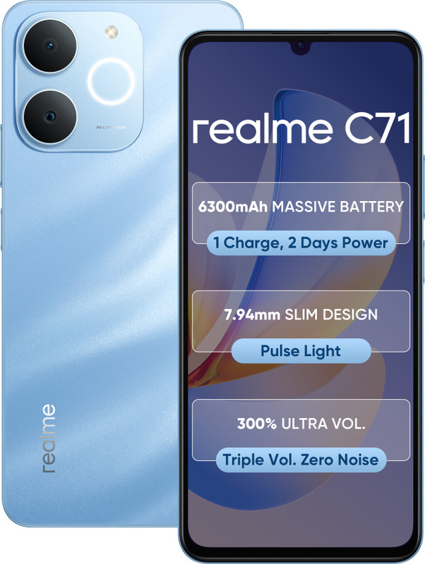 Realme C71 (Sea Blue, 128 Gb)(6 Gb Ram)